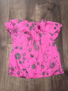 Mexx Bright Pink Floral Short Sleeve Tee